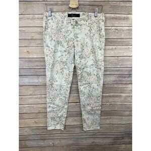 CP Jeans Size 7 Floral Skinny Jeans Cottage Core Boho Stretchy Granny Core